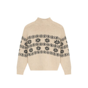 The New Society Lilo Damen Strickpullover Lilo Jaquard 11