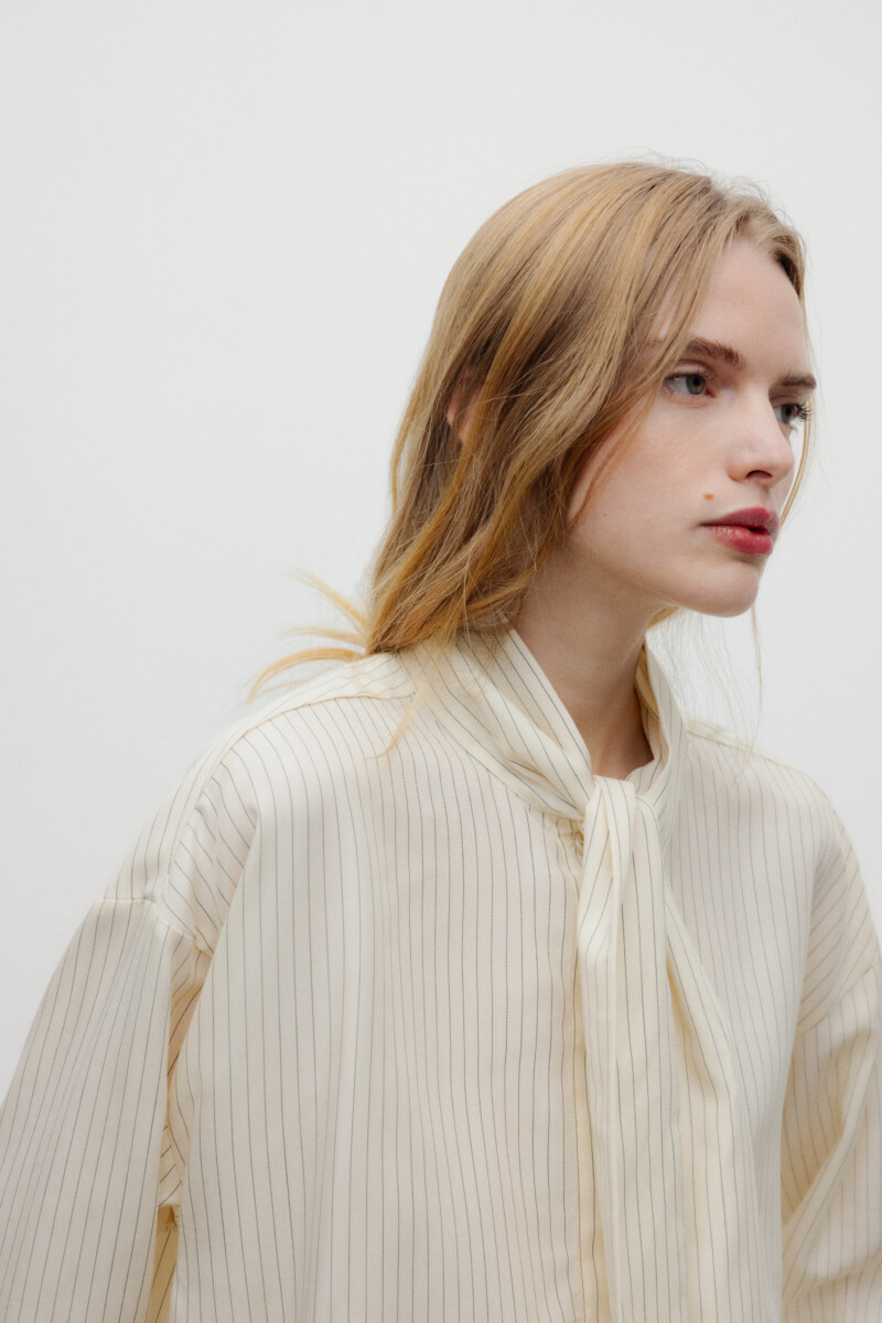 The New Society Meadow Bluse Meadow Stripe4