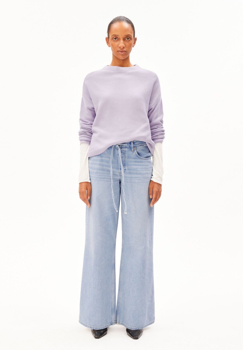 Armed ANgels Merinaa Links Sweater Moonlight Lilac3