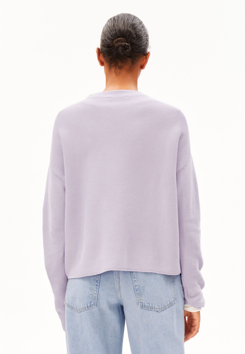 Armed ANgels Merinaa Links Sweater Moonlight Lilac4
