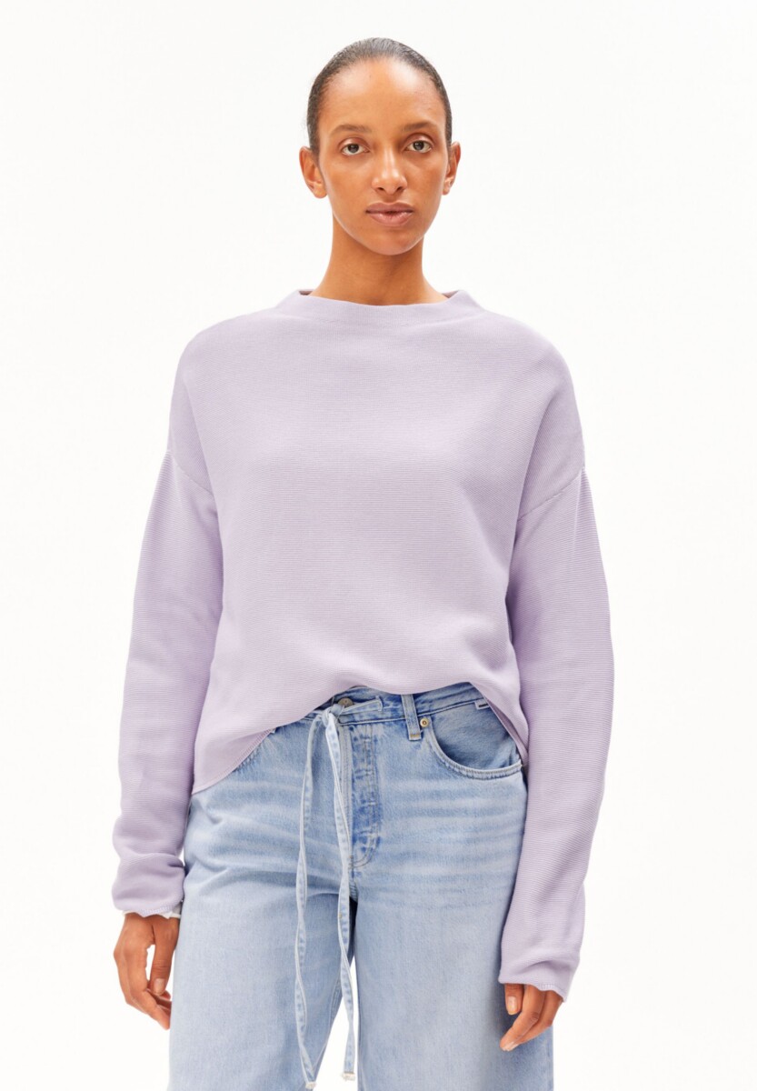 Armed ANgels Merinaa Links Sweater Moonlight Lilac5