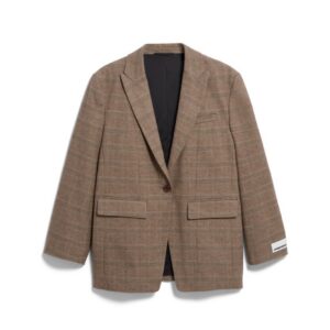 Armed Angels Check Oversized Blazer Claystone11