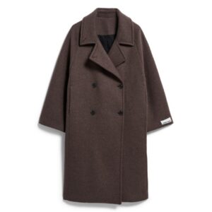 Armed Angels Wool Double Breasted Coat Claystone6