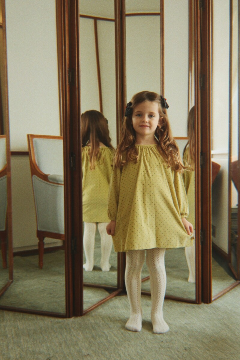 Konges Sloejd Marlo Dress Dot Leek2