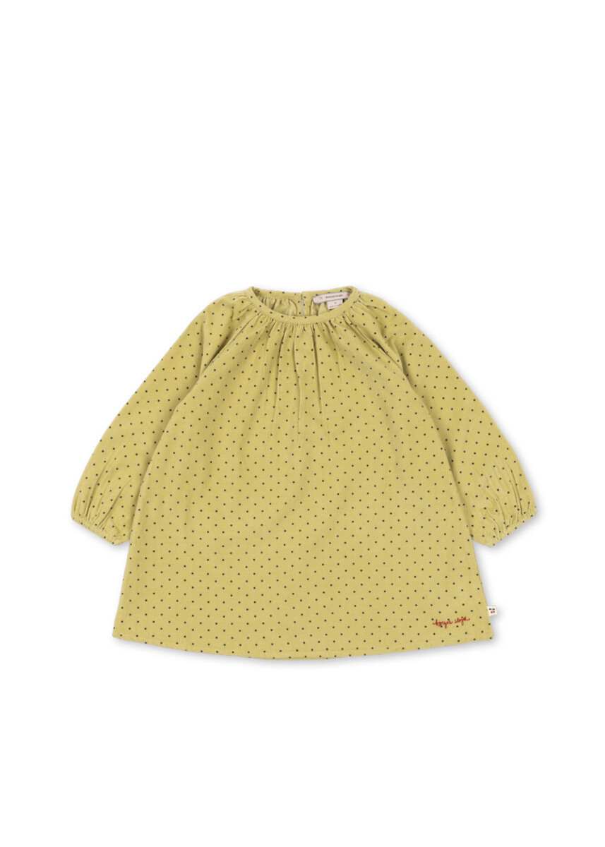 Konges Sloejd Marlo Dress Dot Leek3