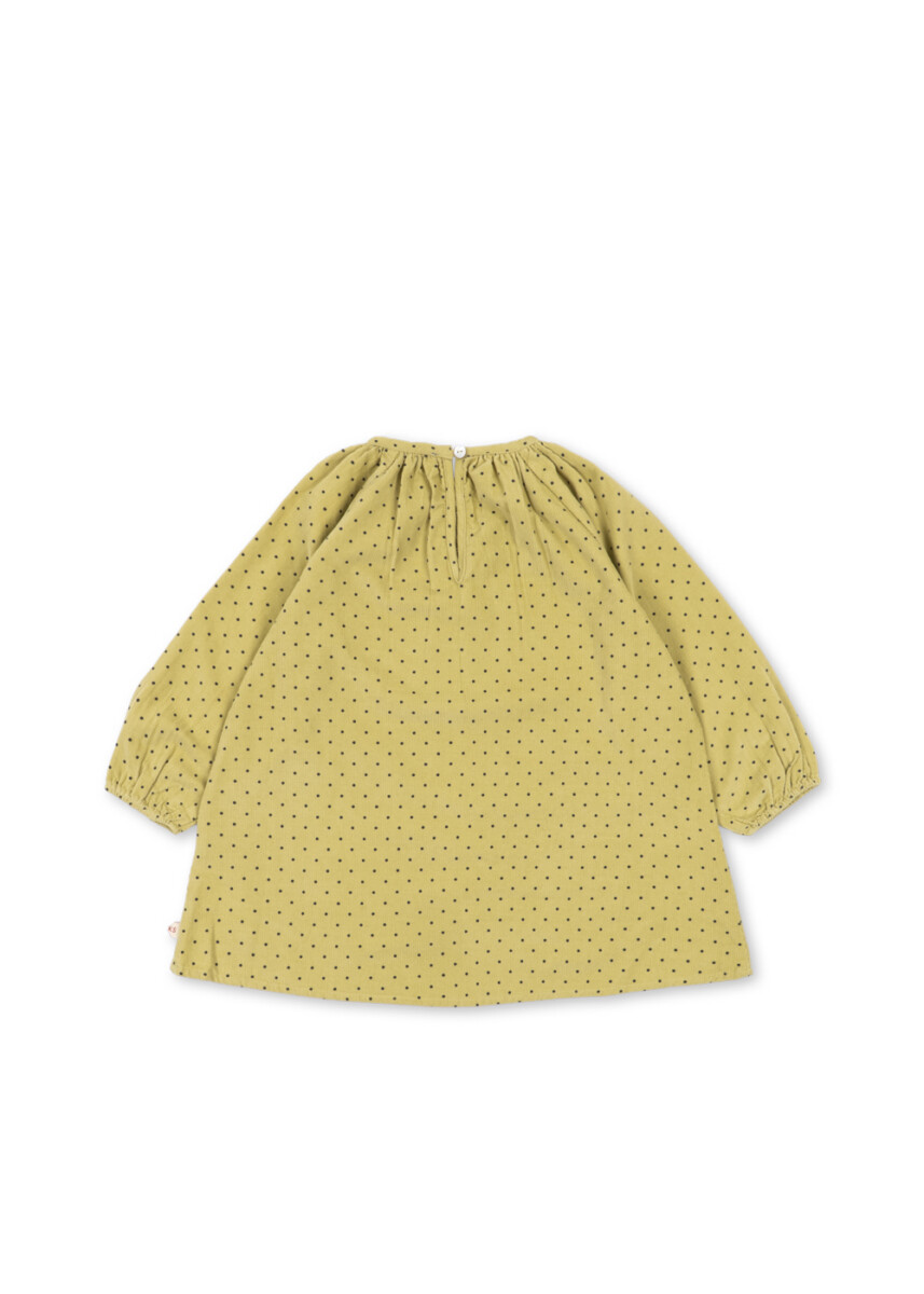 Konges Sloejd Marlo Dress Dot Leek4