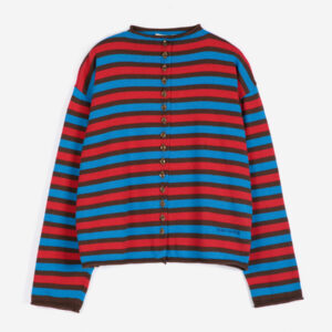 Bobo Choses Gestreifte Strickjacke Baumwolle1