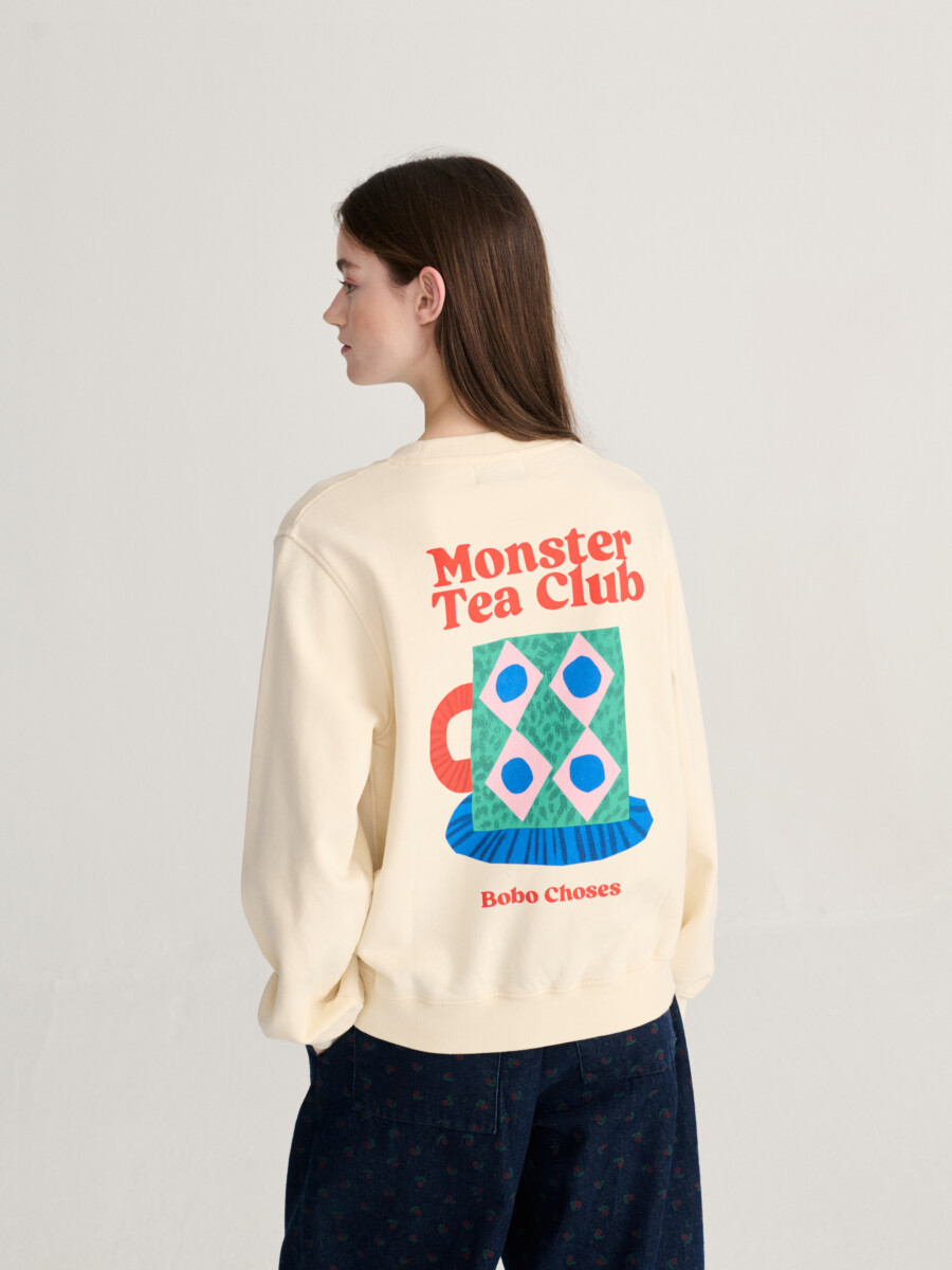 Bobo Choses Monster Mug Straight Sweatshirt6