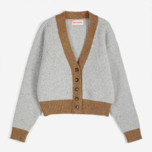 Bobo Choses Strickjacke V Ausschnitt Wollmix Color Block1