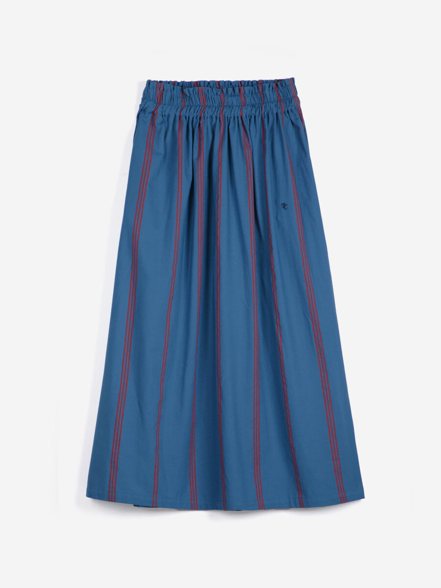 Bobo Choses ausgestellter Rock Triple Stripes Allover1