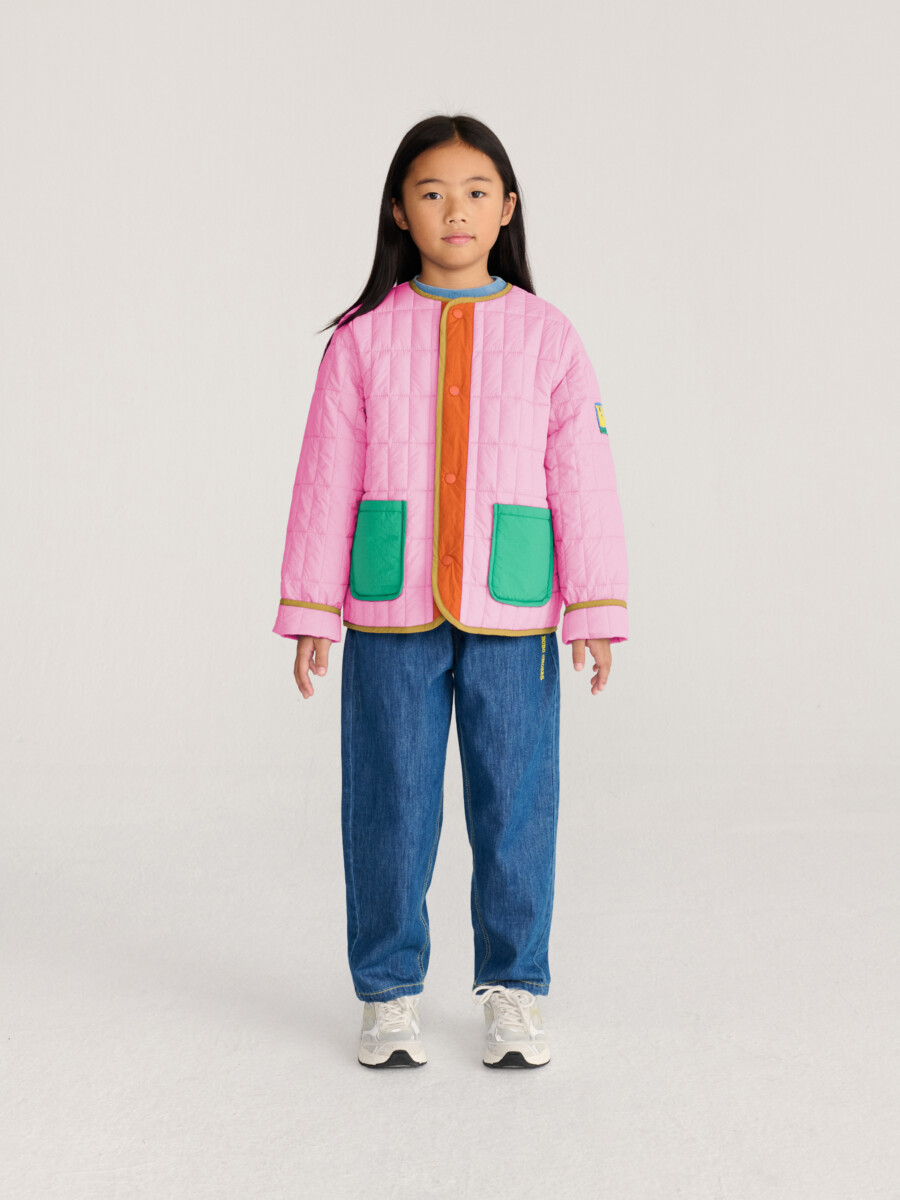 Bobo Choses leichte Steppjacke Rosa11