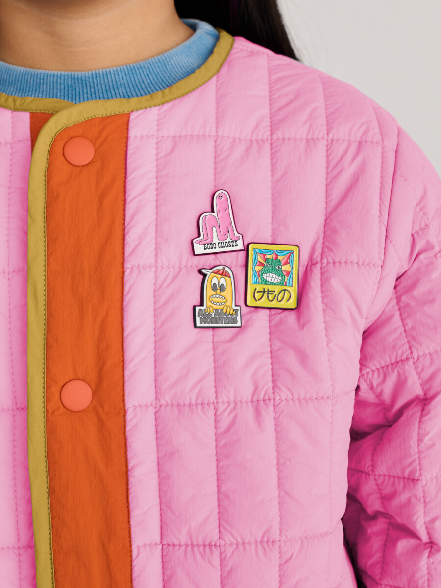 Bobo Choses leichte Steppjacke Rosa7