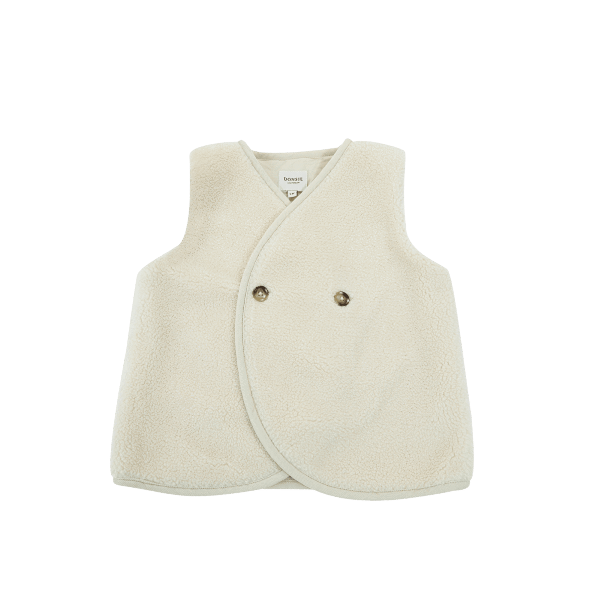 Donsje Weste Monty Cream1