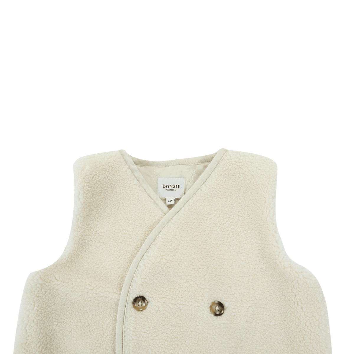 Donsje Weste Monty Cream5