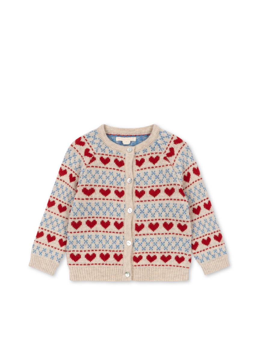 Konges Sloejd Belou Cardigan Hearts1