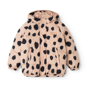 Liewood Adelina Down Jacket Mega Leo Spot Pale tuscuny1