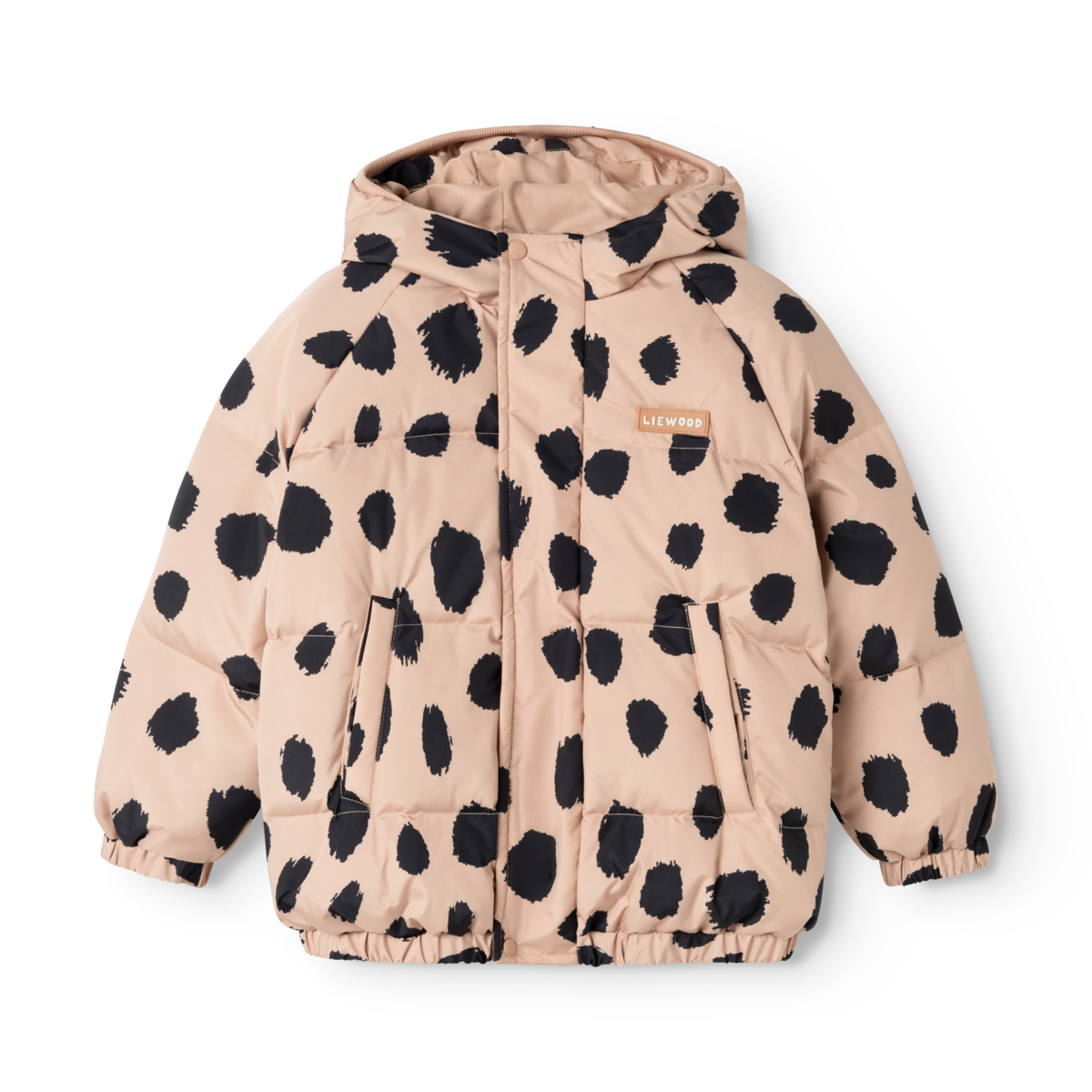 Liewood Adelina Down Jacket Mega Leo Spot Pale tuscuny1