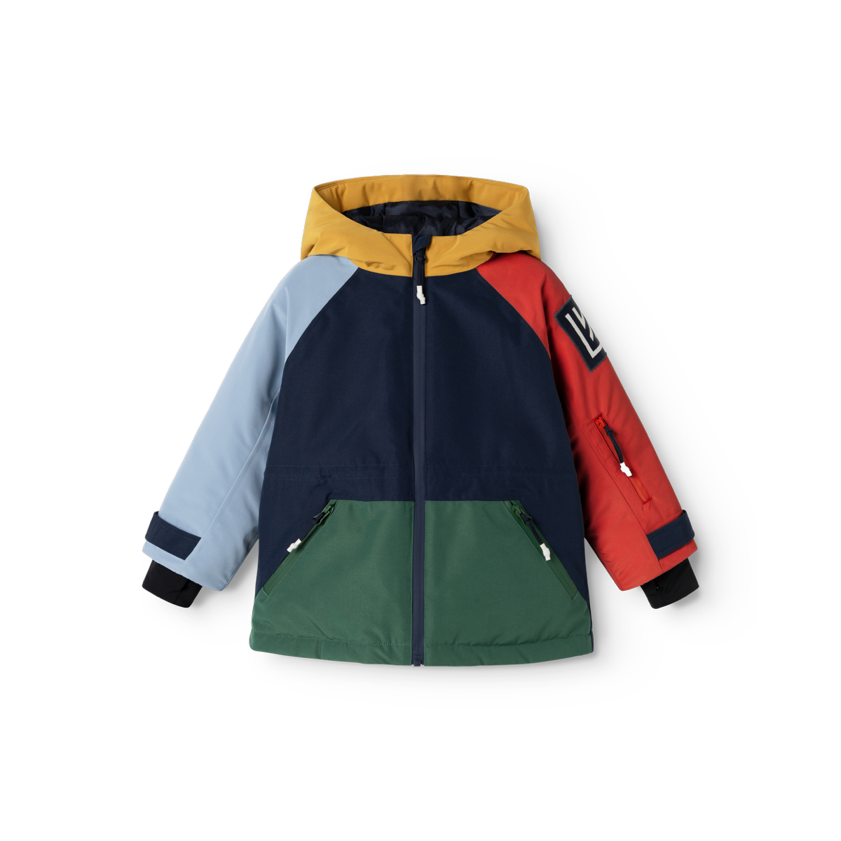 Liewood Kalle Snow Ski Jacket Garden Green Multi Mix1