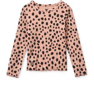 Liewood Nieve Longsleeve Leo Spot Pale Tuscuny1