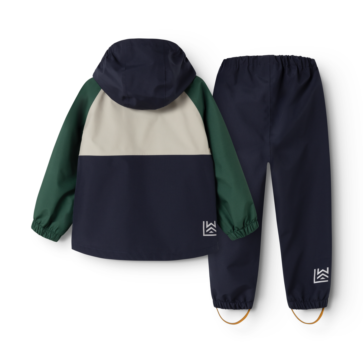Liewood Pedia Rainwear Set Garden Green Multi Mix2