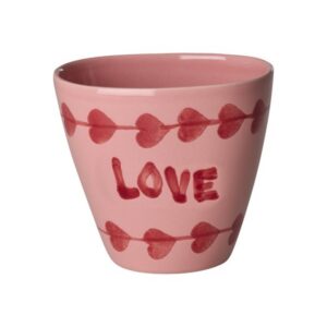 Rice Keramik Becher Oval Love2