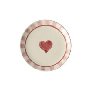 Rice Keramik Kuchenteller handpainted Heart3