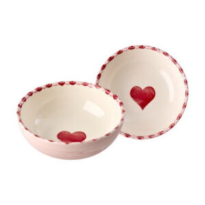 Rice Keramikschuessel Handpainted Heart2