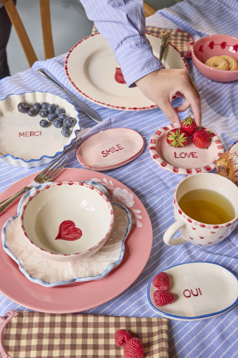 Rice Keramikschuessel Handpainted Heart8