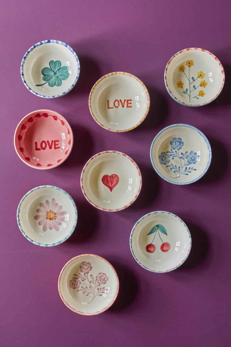 Rice Keramikschuessel handpainted love4