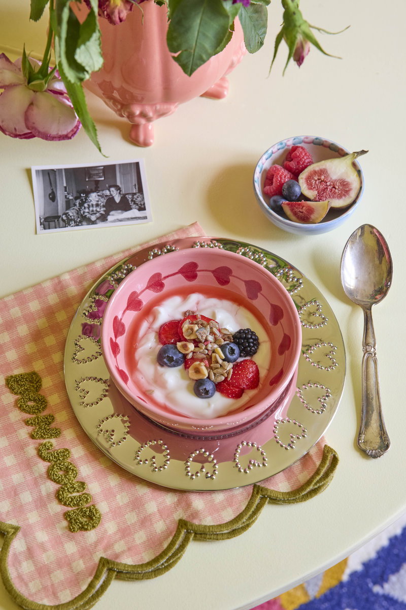 Rice Keramikschuessel handpainted love6
