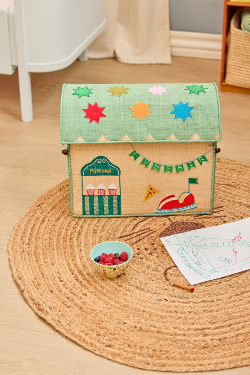 Rice Raffia Aufbewahrungshaus Mittel Fun Fair6