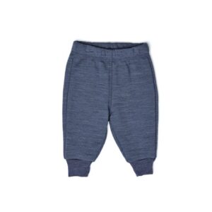 Smallstuff Merino Wollfleece Hose Blau Melange1