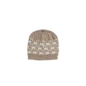Smallstuff Merino Wollmütze Nature Melange Dogs 1