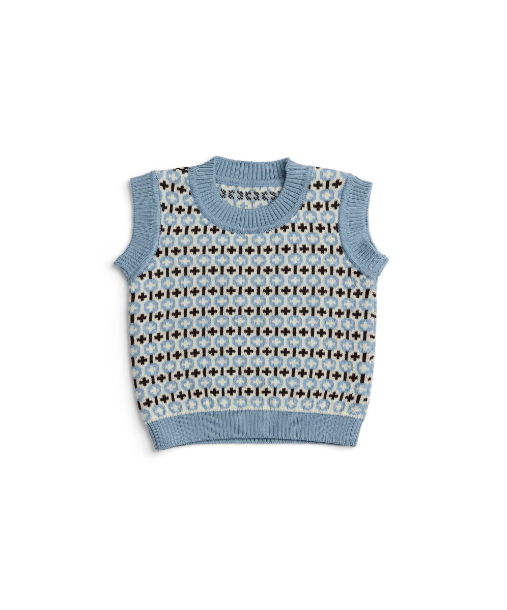 Smallstuff Pullunder Merino Hellblau