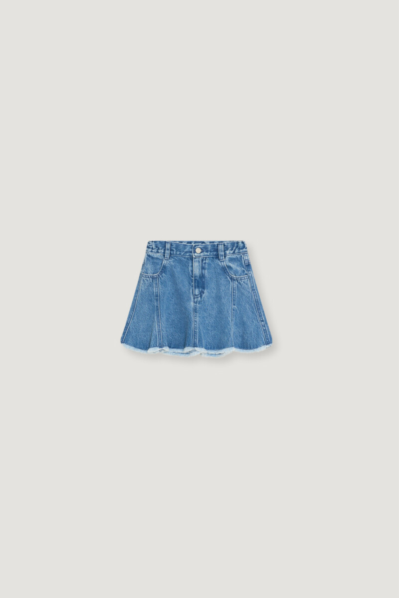 TNS Jeansrock Ridge Mid Blue Denim1