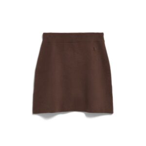 Armed Angels Cotton Wool Mini Knit Skirt Claystone6