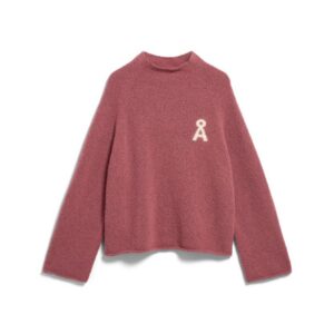 Armed Angels Iconic A Bouclé Knit Sweater Velvet Ember6
