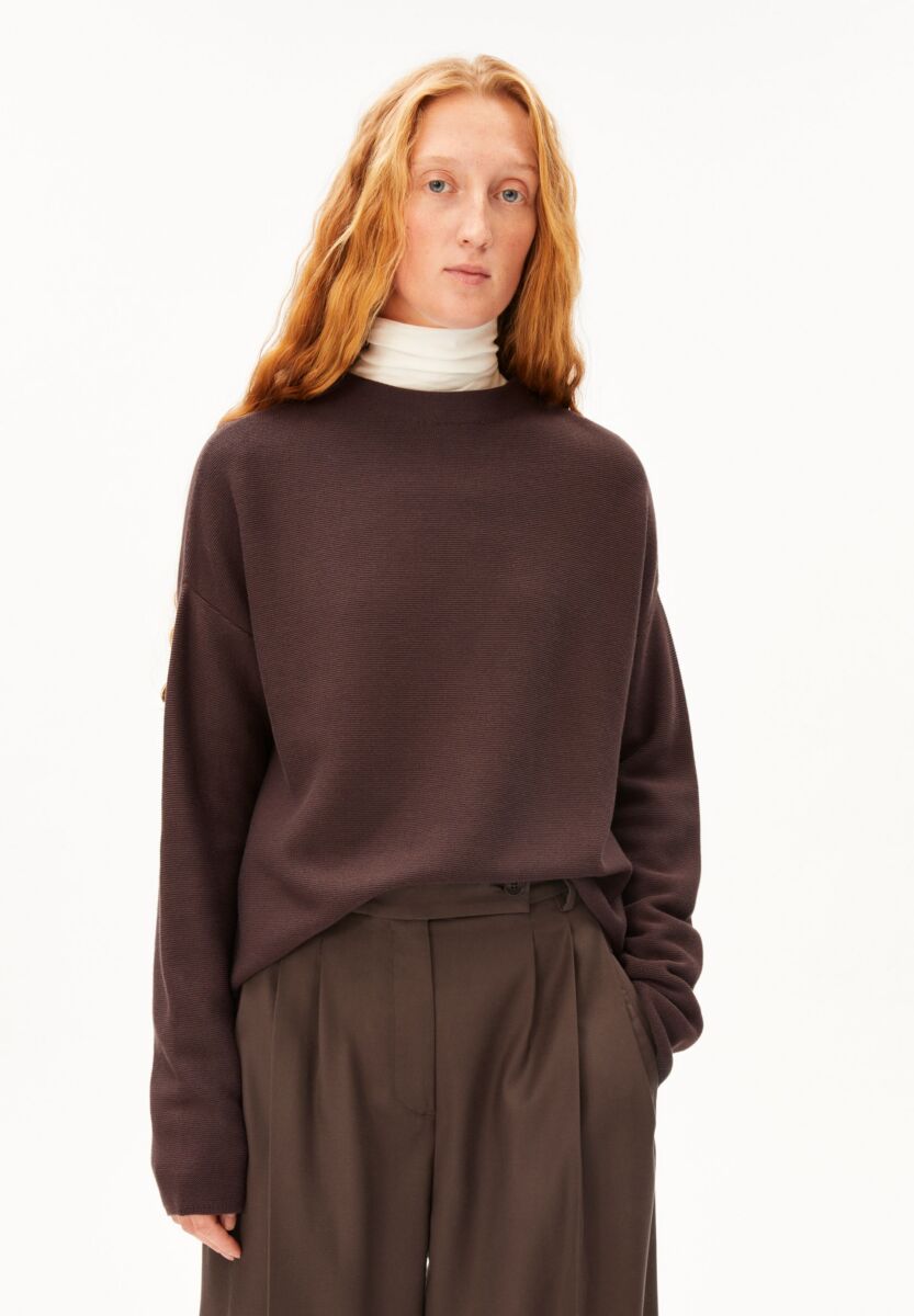 Armed Angels Merinaa Links Sweater Claystone4