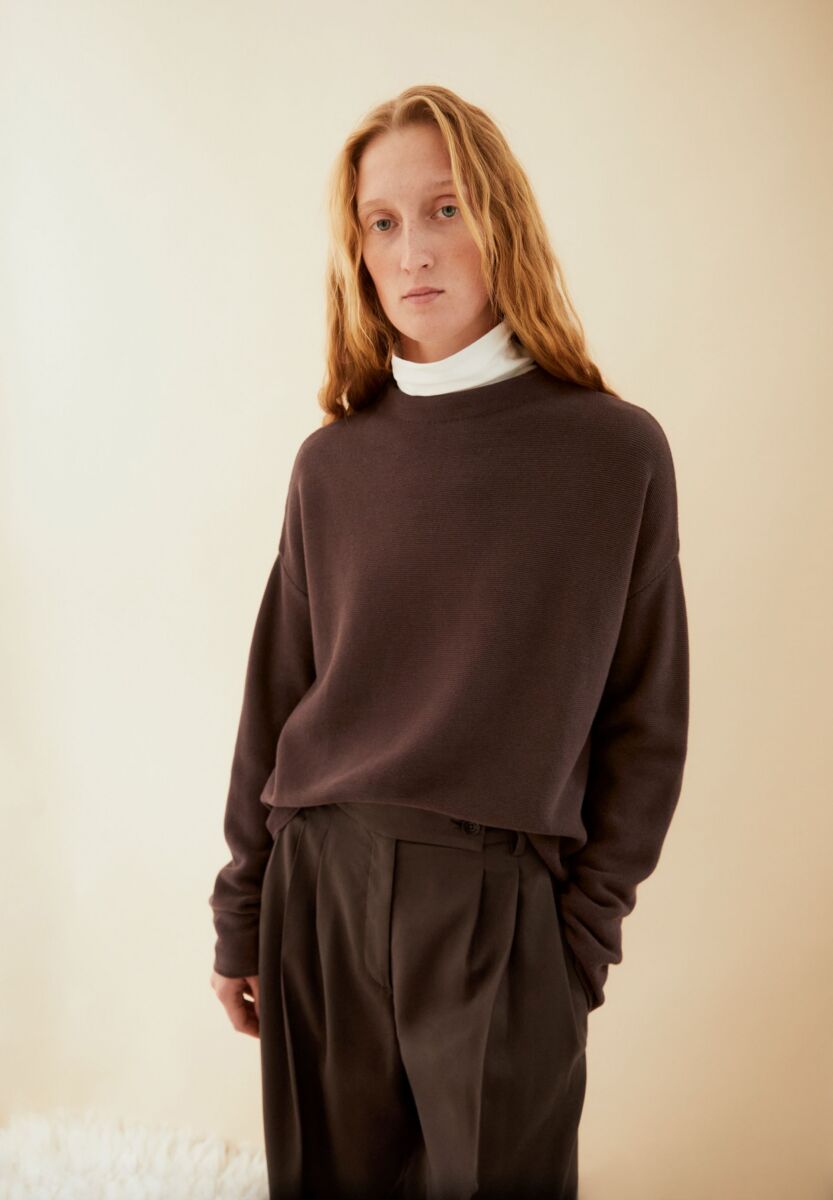 Armed Angels Merinaa Links Sweater Claystone5