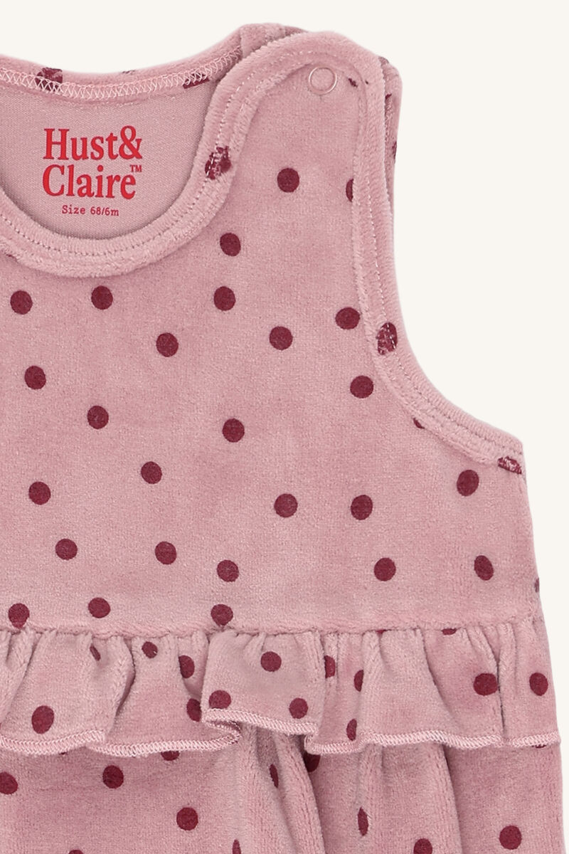 Hust Claire Maggie Dot Babystrampler Heather3