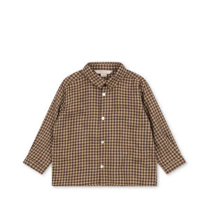 Konges Sloejd Foret Shirt Chocolate Check1