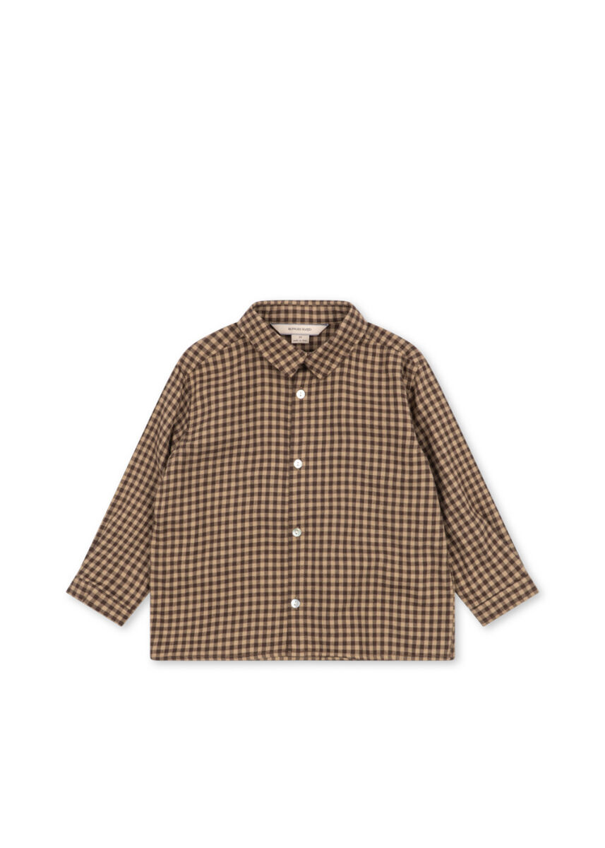 Konges Sloejd Foret Shirt Chocolate Check1