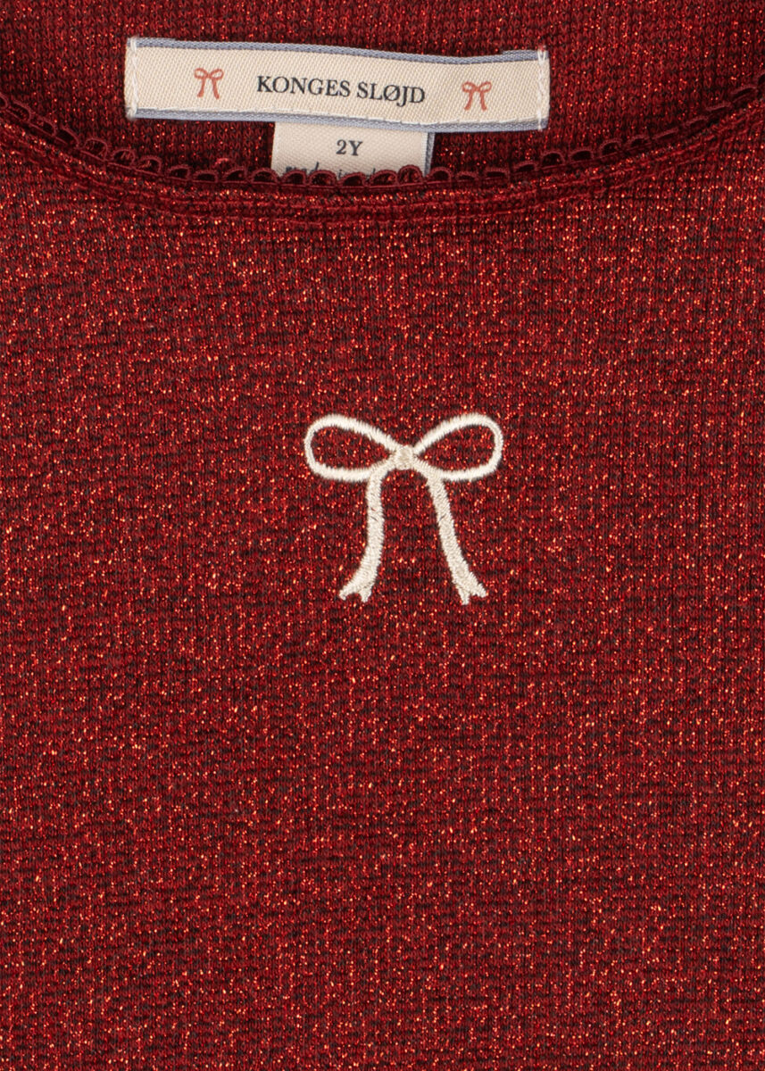 Konges Sloejd Roli Blouse Red Dahlia2