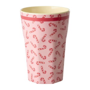 Rice Melamin Latte Cup Candycane3