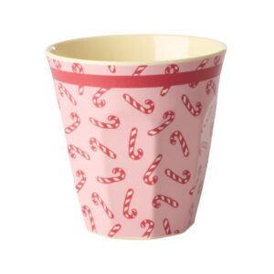 Rice Melamin Medium Becher Candycane2