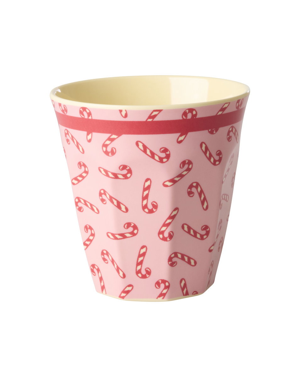 Rice Melamin Medium Becher Candycane2
