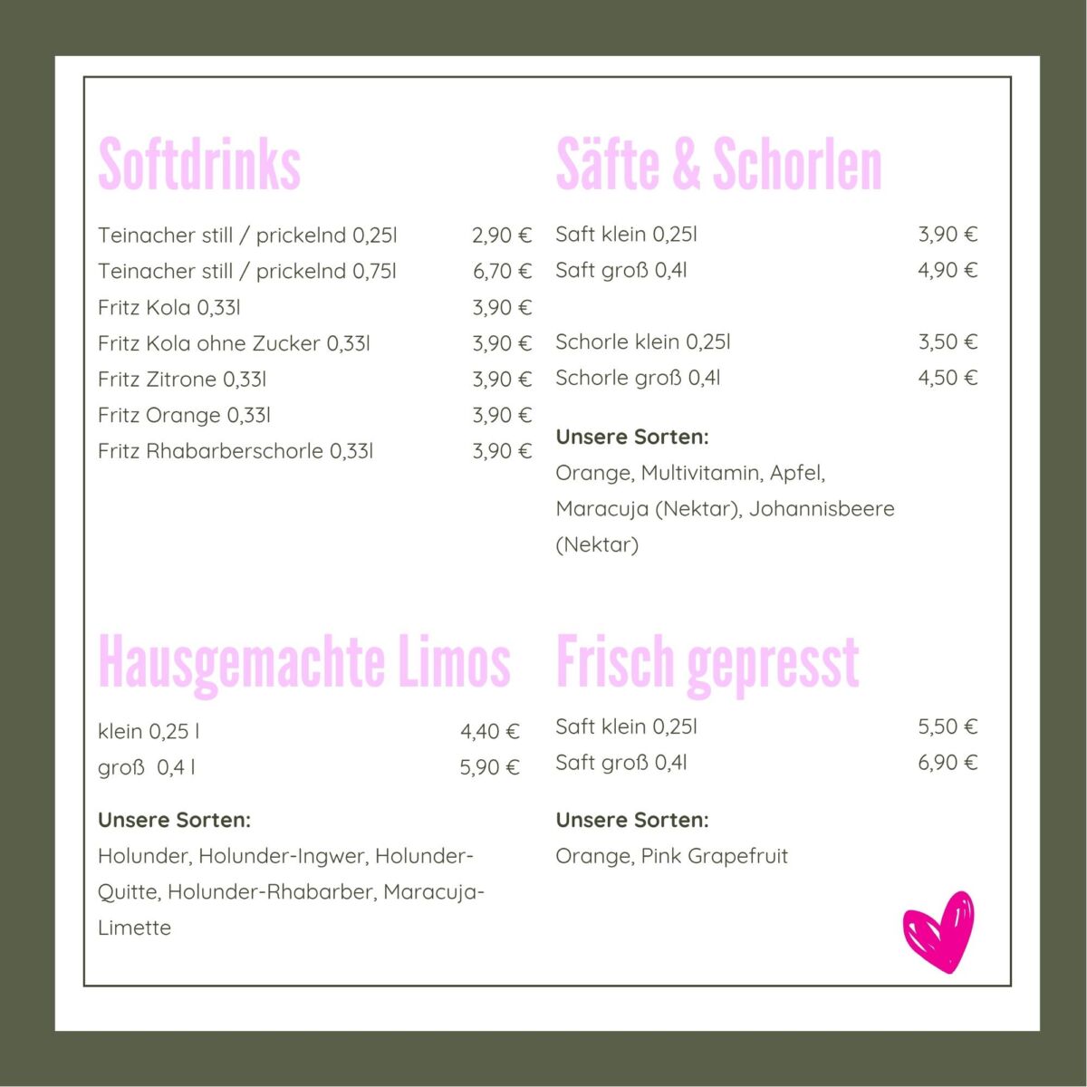 Speisekkarte Nagold 13